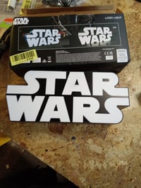 Lampă cu logo Star Wars Paladone - Lampă de veghe decorativă pentru birou sau perete, cu licență oficială - Vizibil folosită 2