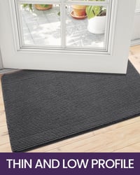 DEXI Sötétszürke Csúszásmentes Mosható Lábtörlő 60x90cm Kültéri-Beltéri 6