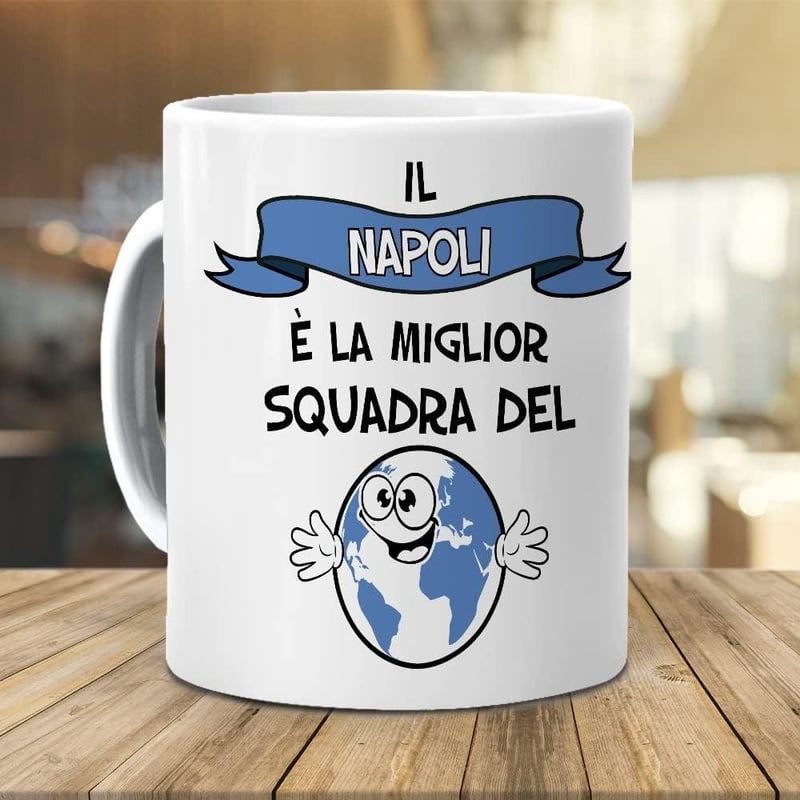 Napoli Focicsapat Kerámia Bögre, Mikrohullámú Sütőben Biztonságos, 350ml
