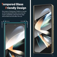 Samsung Galaxy Z Fold 4 5G OCASE bőrtok S Pen tartóval, RFID védelemmel - Fekete 5
