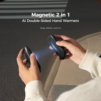 OCOOPA UT3 PRO Elektromos Kézmelegítő Szett, 10000 mAh Powerbank, 4 Hőfokozat, 58°C, Kétoldalas Fűtés, Újratölthető, Ideális Kempinghez, Vad 7