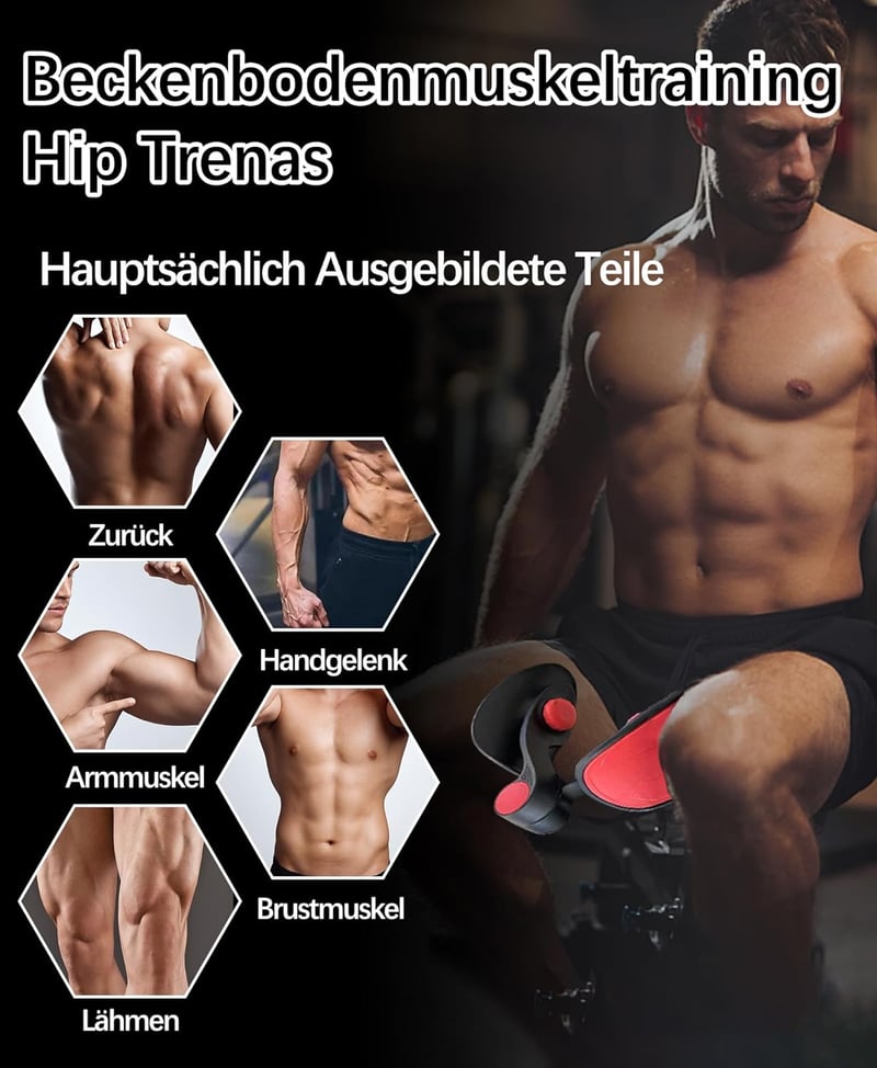 TINRIEF Comb Thigh Trainer 35 lb Medencepadló Edzőgép Nőknek Férfiaknak