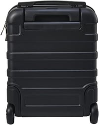 Cabin Max Anode Fekete Kemény Héjú Kabinbőrönd, Könnyű ABS Gurulós Utazótáska 4 Kerékkel, Wizz Air Kompatibilis 40x30x20cm 2