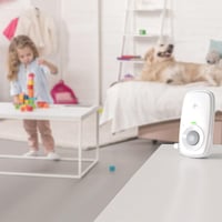 Motorola Nursery AM21/MBP21 Digitális Bébiőr DECT Technológiával - 300m Hatótávolság, Érzékeny Mikrofon, Vezeték Nélküli Audió Figyelés, Feh 3
