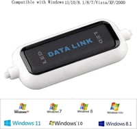 Salcar USB 2.0 PC-PC adatkábel Windows rendszerekhez - Gyors adatátvitel 3