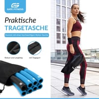 GATE FITNESS Hullámdesign Hula Hoop Karika 1,5 kg - Felnőtteknek és Gyerekeknek Fogyáshoz 9