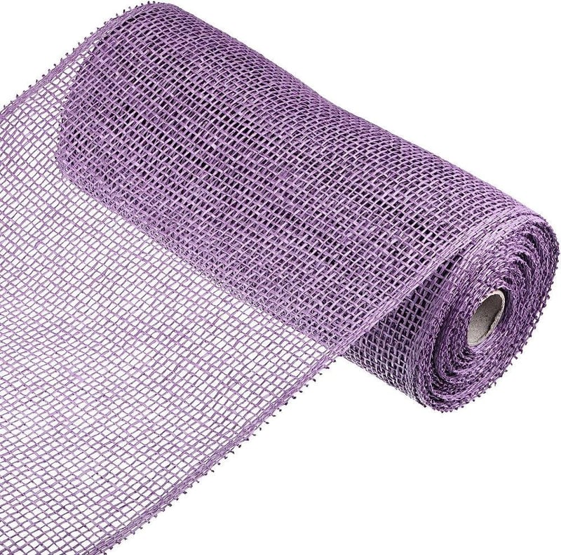 Lila Orgona Mintás Dekorációs Szövettekercs, 25cm x 5m