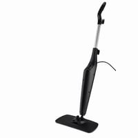 Vileda Steam Plus XXL parni čistač s PowerPad-om, spremnik od 0,4 L, crni, 121,5 cm — — Nedostaju krpe za čišćenje (stanje: vidi 2. sliku) 1