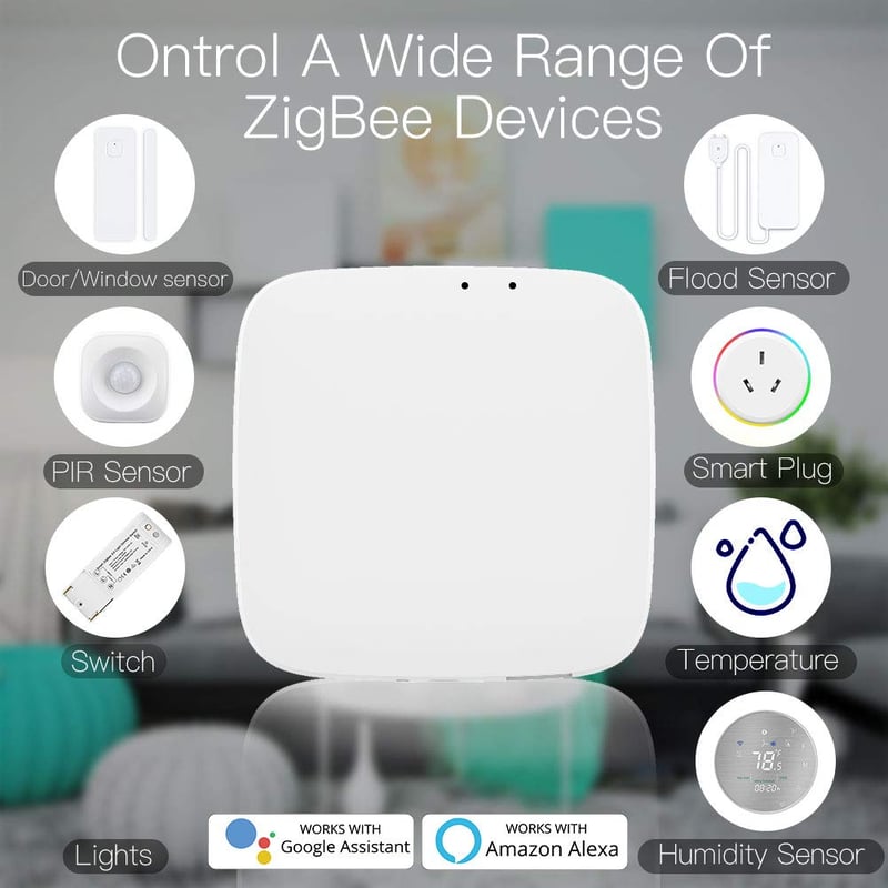 Tuya ZigBee Okos Hub - Alexa és Google Kompatibilis MOES Vezérlőközpont