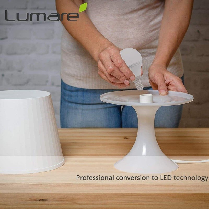Lumare 5W E14 LED izzó, meleg fehér, csepp alakú, 270° fényszórás