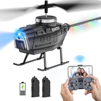 VATOS RC helikopter kamerával, akadályérzékelővel és LED-fényekkel - WiFi FPV élő videó 1