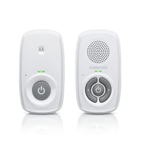 Motorola Nursery AM21/MBP21 Digitális Bébiőr DECT Technológiával - 300m Hatótávolság, Érzékeny Mikrofon, Vezeték Nélküli Audió Figyelés, Feh 1