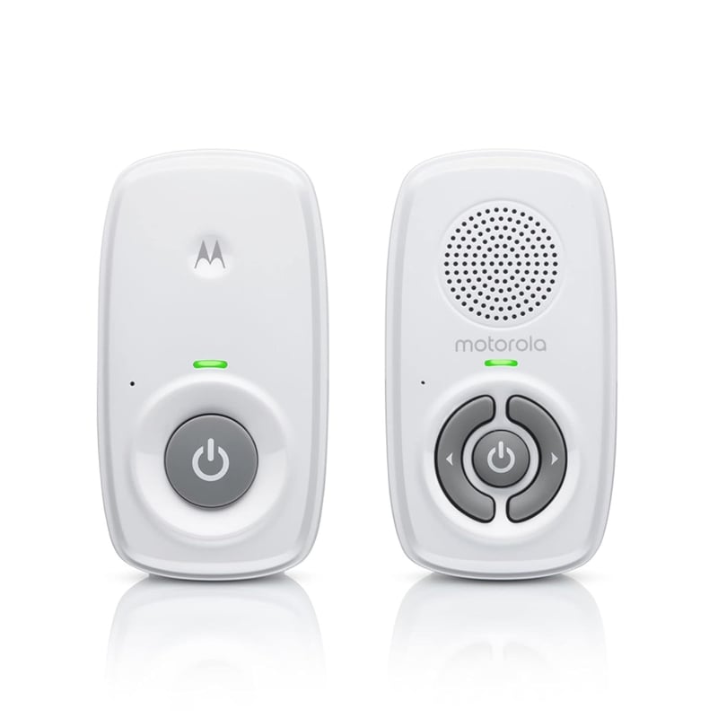 Motorola Nursery AM21/MBP21 Digitális Bébiőr DECT Technológiával - 300m Hatótávolság, Érzékeny Mikrofon, Vezeték Nélküli Audió Figyelés, Feh