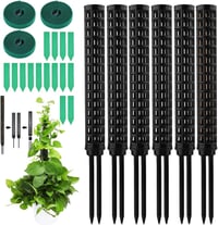 RURIZHONGTIAN-1 Monstera Növénytámasz Szett - 6 db Mohakaró, Kókuszrost Rúd, Kúszónövény Támasz, Beltéri Növényekhez, Filodendronhoz 1