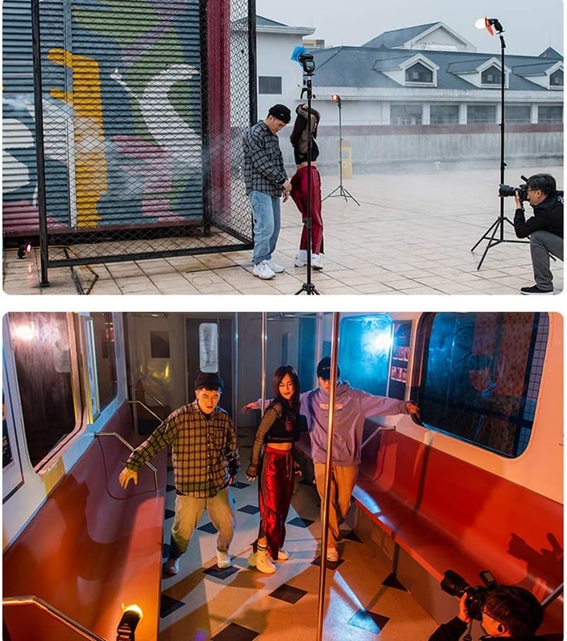 Godox V1N Professzionális Vaku Kerek Fejjel - 2.4G Vezeték Nélküli Fresnel Zoom Vakupapucs - Nikon D5300 D750 D850 D7100 Z7 Fényképezőgépekh
