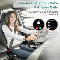 Fitonyo női okosóra telefonos funkcióval, 1,32" HD érintőkijelzővel, menstruációs ciklus követéssel, Android iOS 4
