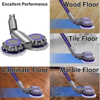 Dyson V6 kompatibilis motoros felmosó - Italdos padlótisztító készlet mikrószálas kendővel és víztartállyal 7