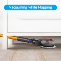 DrRobor Elektromos Felmosó Adapter Dyson V12 Detect Slim Porszívóhoz - Levehető Víztartállyal és 12 Mosható Felmosófejjel - Electric Mop Attachment 3