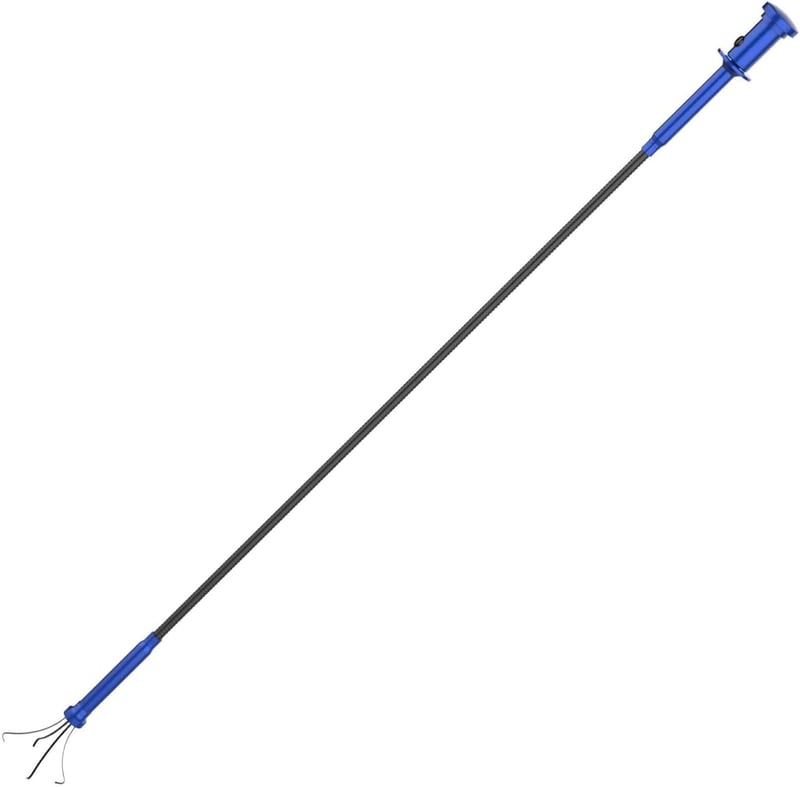 Housolution Clește Magnetic cu Patru Gheare - Cu Mâner Flexibil și Lumină LED, Instrument Flexibil de Extindere Lungă pentru Gunoi, Chiuvetă și Sifoane