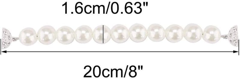 Fehér Mágneses Függönytartó Rúd 20 cm - Dekoratív Megoldás