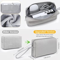 HYZUO 13 Hüvelykes Laptop Táska Szett MacBook Air/Pro, iPad Pro/Air, XPS 13, Surface Pro és 12-13" Tabletek Számára - Világosszürke 5