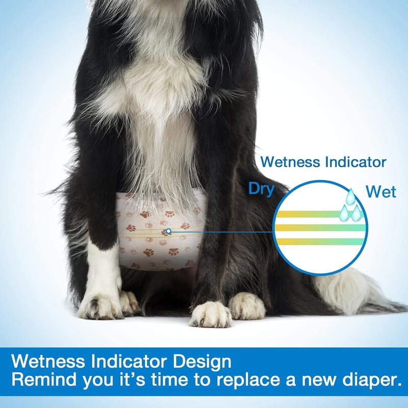Pet Soft eldobható kutyapelenka kanoknak, 20 db, S méret, nedvességjelzővel