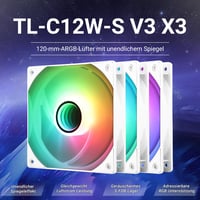Thermalright ARGB CPU hűtő ventilátor, 1500RPM, 3 darabos csomag 2