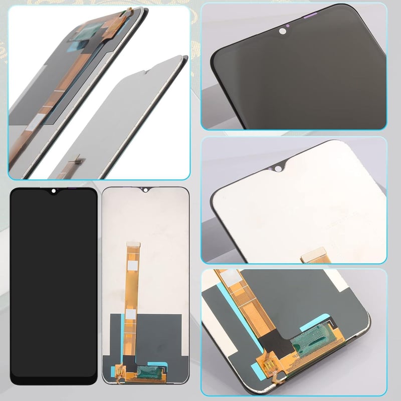 Oppo A9 (2020) és A11x Fekete LCD Kijelző Érintőpanellel, Szerszámokkal
