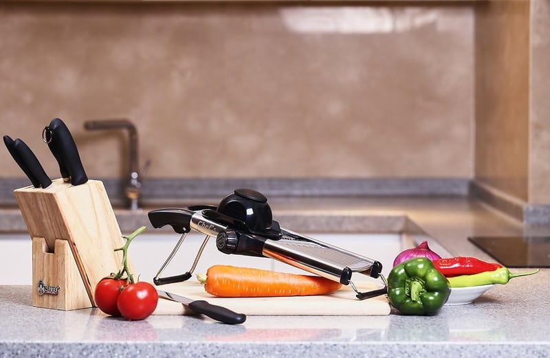 Chef's Inspirations Profi Mandoline Zöldségszeletelő és Julienne Vágó