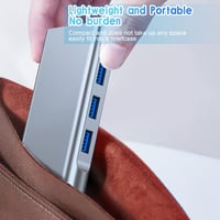 Macbook Pro & Air 7 az 1-ben USB-C Hub: 4K HDMI, VGA, Ethernet, 100W PD 7