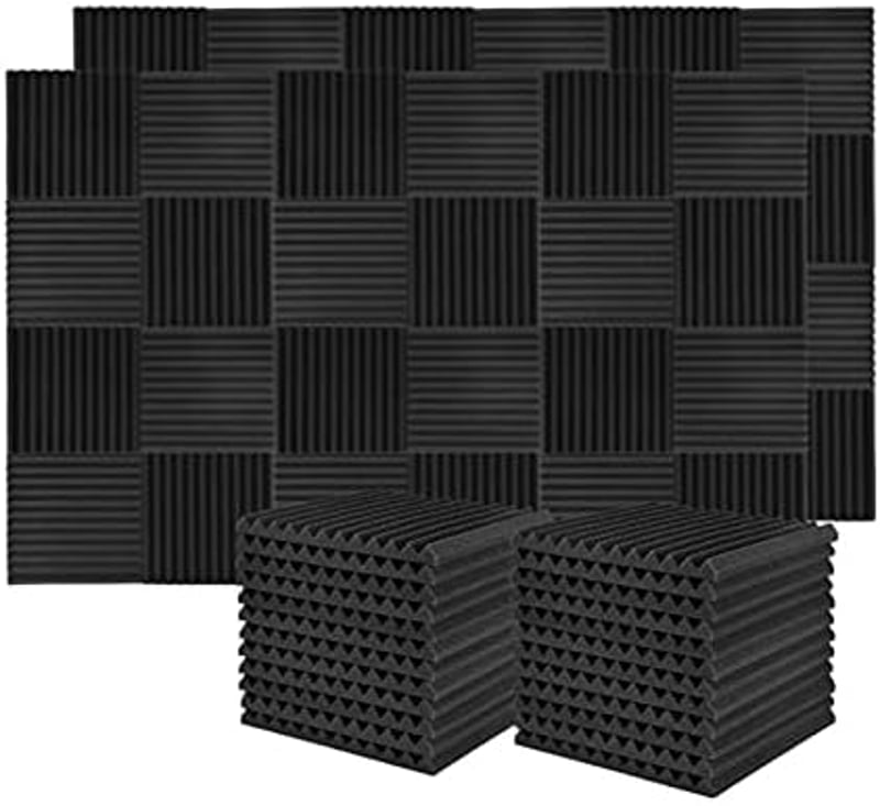 EIAOSI 60 db-os hangszigetelő panel stúdióhoz, 2,5x30x30 cm