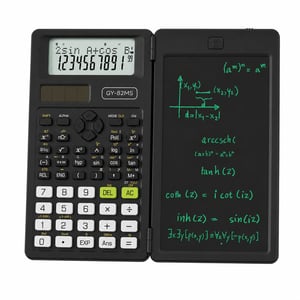 Calculator științific NEWYES 82MS-II cu tabletă de scris și stylus, negru, 240 de funcții — fără stylus (stare: vezi a doua imagine)