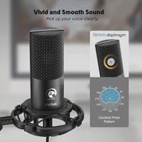 FIFINE USB Streaming Mikrofon Karral - PC, PS4, PS5, MAC Kompatibilis, Popszűrővel 4