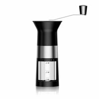 Bialetti Manuális Kávédaráló Rozsdamentes Acél Matt Fekete Kézi Őrlő — lefogató csavar nélkül (állapot: lásd a 2. képet) 1