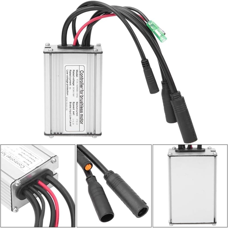 MAGT 36V/48V E-bike vezérlő, bürstenlos motorhoz, Hall szenzorral
