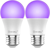 UV Fekete Fény Izzó E27 Foglalatba, 2db 7W-os, Bulikhoz 1