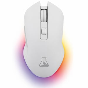 G-LAB Kult Helium bežični gaming miš bijeli 6400 DPI 7-bojno RGB osvjetljenje 7 tipki nepotpuno pakiranje bez USB donglea