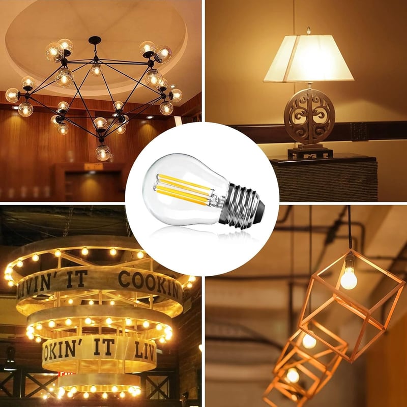 BRIMAX E27 Dimmelhető LED Izzó, Vintage Edison, Meleg Fehér 2700K, 10db