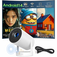 Magcubic 4K Mini projektor Android 14, WiFi 6 5G, 260 ANSI, automatické zaostrovanie – elektrické zaostrovanie a – bez diaľkového ovládača (stav: pozri 2. obrázok) 1