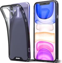 iPhone 11 Ütésálló Védőtok - Átlátszó Hátlap Fekete Kerettel 1