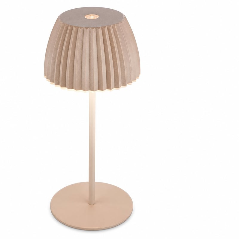 BRILONER Riffle Mini LED stolná lampa, batériová, dotykové stmievanie — nefunkčná, na náhradné diely: Lampa nefunguje (stav: pozri 2. obrázok)