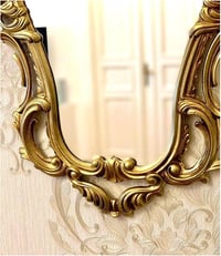 Lnxp Antik Barokk Fali Tükör - Arany Retro Dekoráció 50x76 cm - Időjárásálló Műanyag Kerettel - Elegáns Lakberendezési Elem 7