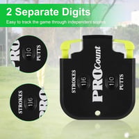 Golf Pontszámláló HH-GOLF - Hordozható Digitális Ütés- és Puttszámláló 2