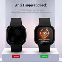 Fitbit Versa 2/4 Vízálló HD Képernyővédő Fólia 4db - Újracsomagolt 3
