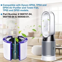 Leadaybetter 360° HEPA + Szén Légszűrő Dyson HP04 TP04 DP04 TP05 DP05 Pure Cool Légtisztítókhoz - Üvegszálas Csereszűrő 969048-03 4