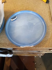Set de veselă din ceramică vancasso ANYA pentru 6 persoane, albastru, set de farfurii din 18 piese cu farfurii întinse — farfurie spartă (stare: vezi a 2-a fotografie) 2