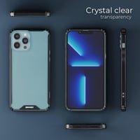 iPhone 13 Pro Max Átlátszó Védőtok Fekete Kerettel 4