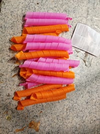 Set de bigudiuri tip spirală URAQT pentru păr lung, 55 cm, 20 bucăți, dispozitiv de coafat fără căldură pentru femei — fără baghetă de stilizare (stare: vezi a 2-a imagine) 2
