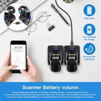 NETUM RS9000 Bluetooth Gyűrűs Vonalkódolvasó - Vezeték Nélküli Mini Szkenner Töltőállomással 8