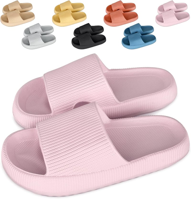 Cozislides Rózsaszín Felhő Papucs - Puha, Csúszásmentes Unisex Nyári Papucs 40/41